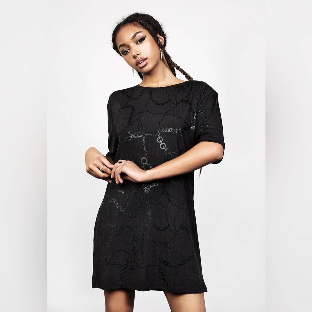 NWOT Disturbia Fortune Oversized Tee Dress in US 6 / UK 10